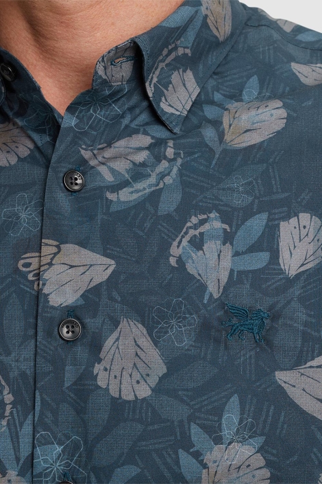 Vanguard long sleeve shirt print on fine po
